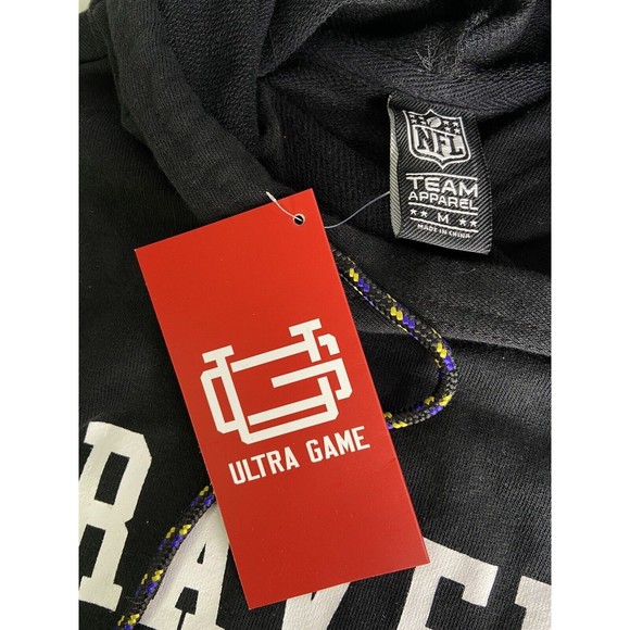 Ultra Game NFL Womens Baltimore Ravens Tunic Hoodie Pullover Sweatshirt Size M - Picture 4 of 10